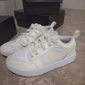 Nike White and Cream Sneakers